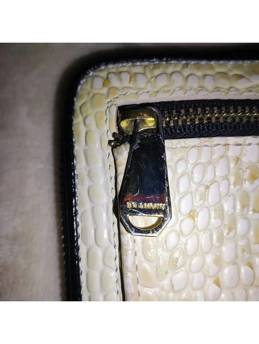 Brahmin Magnolia Black and Ivory 